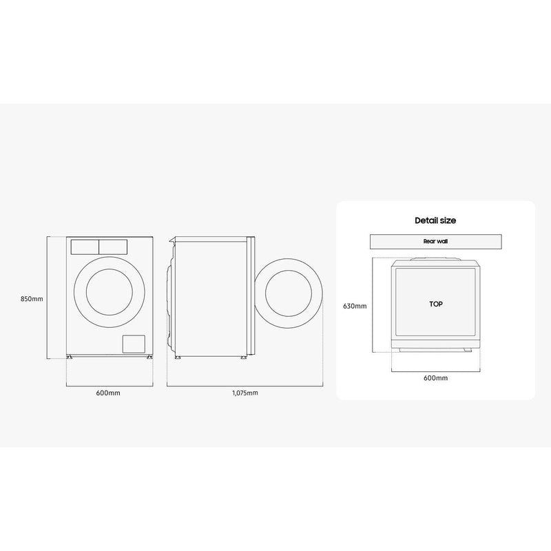 Samsung WF90F09C4SU3 - Wasmachine - 9000 serie - 9kg - Bespoke AI™