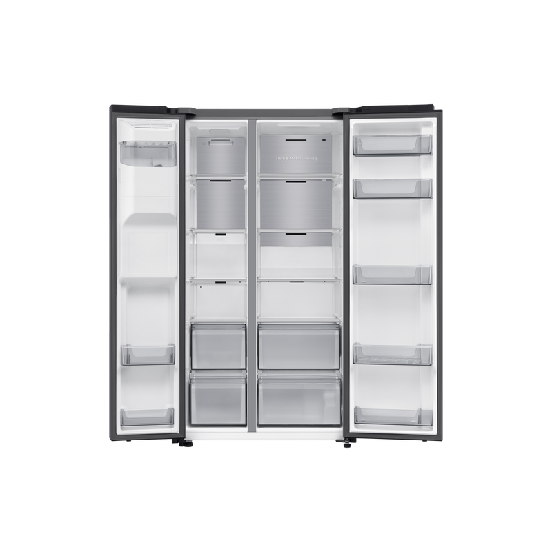 Samsung RS70F66KCFEF - Amerikaanse koelkast - 7 serie - Zwart Inox - Wifi