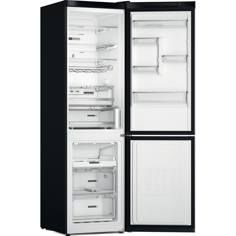 Whirlpool W7X94TKS - Koel-vriescombinatie - Zwart