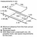 Bosch  PKC845FP1D Serie 6, Vitrokeramische kookplaat, 80 cm
