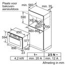 Siemens VB578D0S0 - iQ500 - Inbouwoven - 112 L - 90 x 60 cm