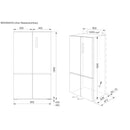 AEG RMB952D6VU - 9000 - MultiSwitch Fridge Freezer - Koel-vriescombinatie - Vrijstaand - 190 cm